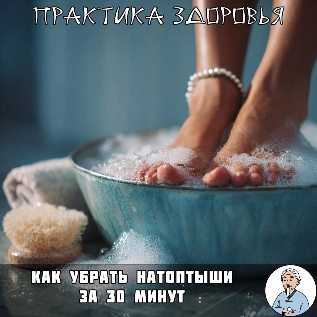 Содовая ванночка для мягких пяток