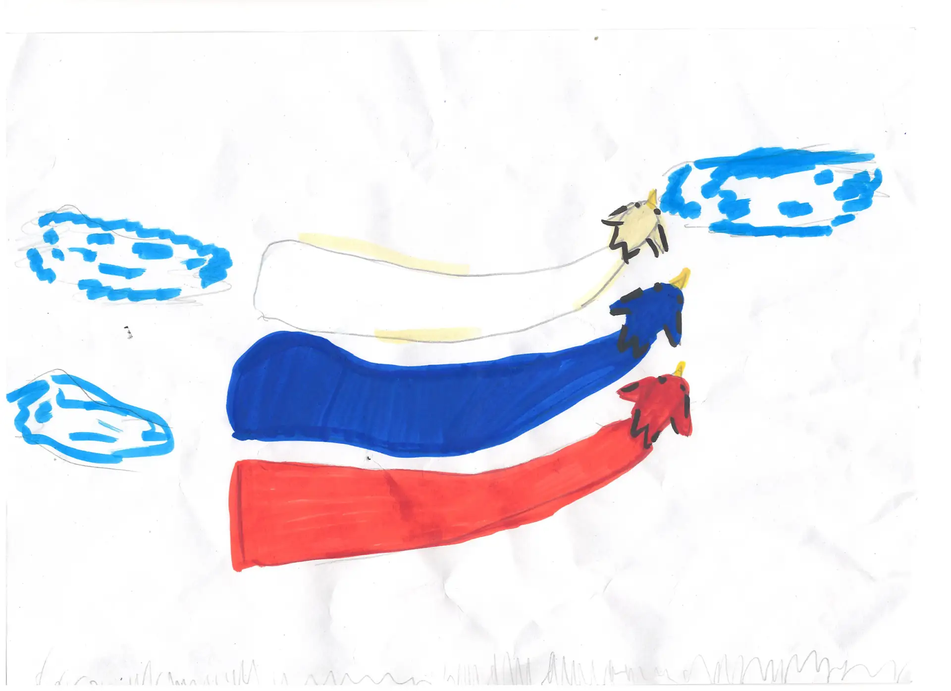 🎨 Конкурс «Под флагом России» продолжается! 🖌 Поддерживаем ребят! 👏