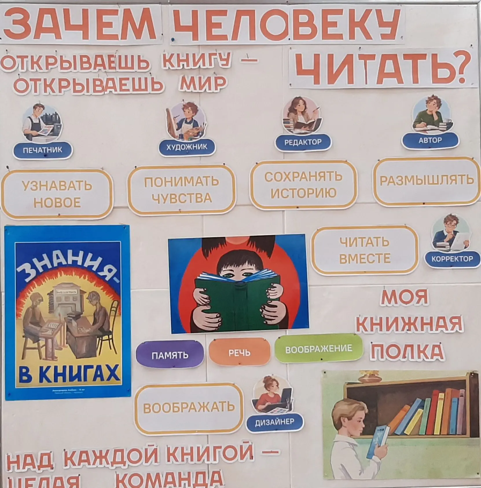 На занятии «Разговоры о важном» дети представили, что из мира исчезли все книги, и заду...