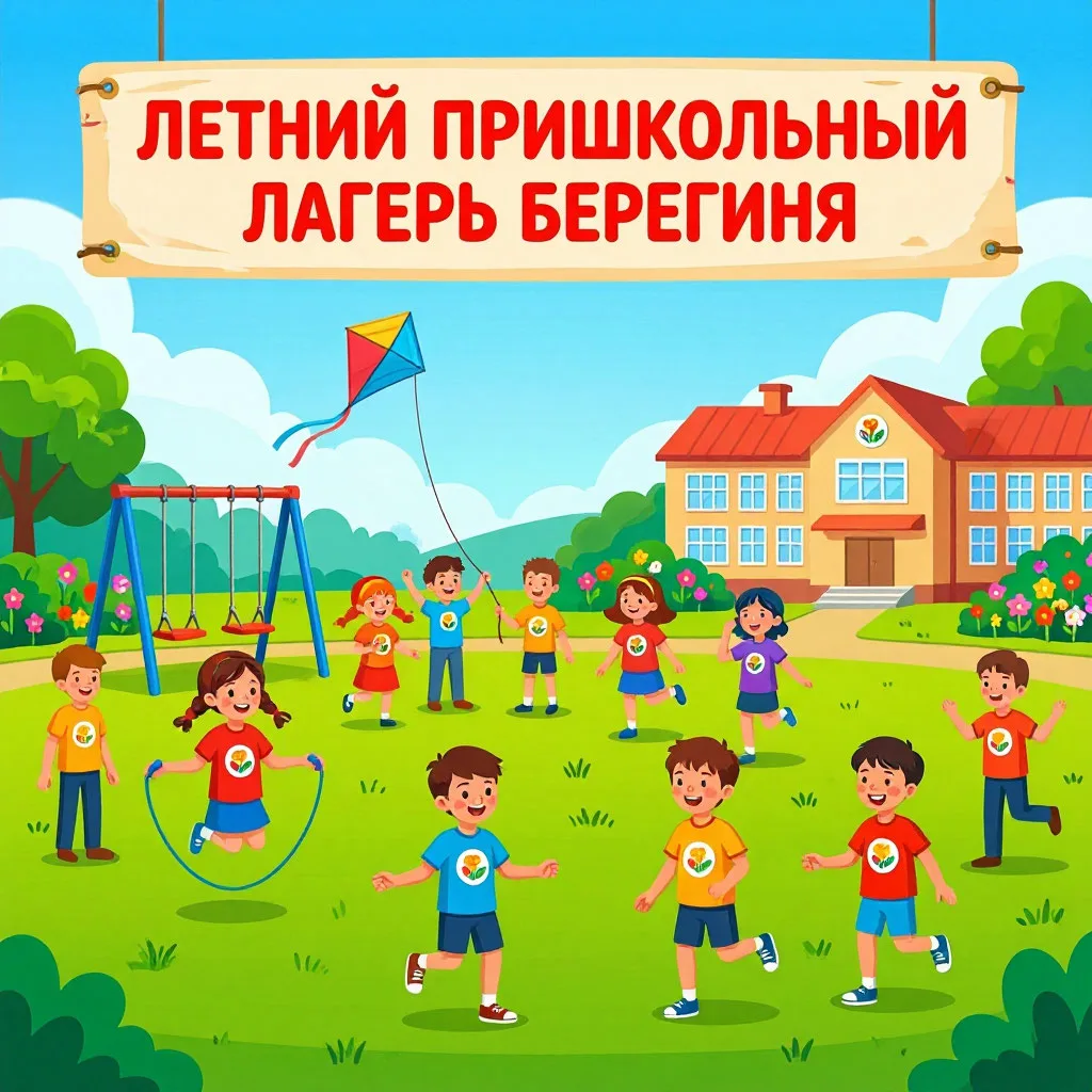 ☀️Лето озаряет нас своими теплыми лучами, а детский пришкольный лагерь "Берегиня" наполняется звонки
