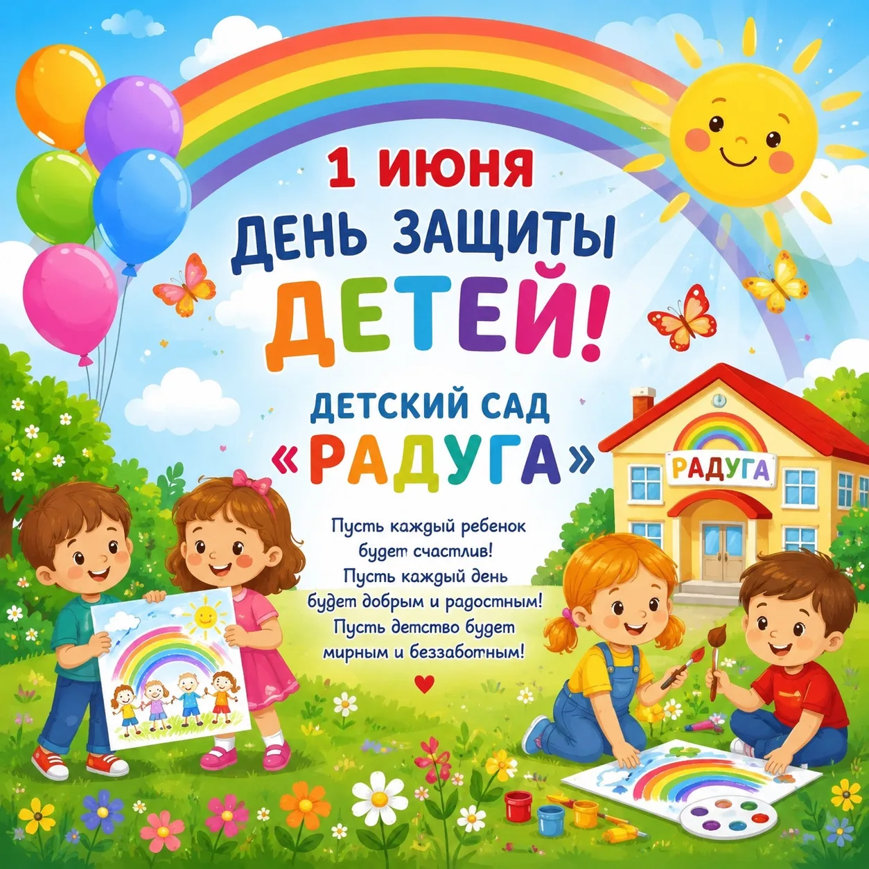 🌈 С Днем защиты детей!
Дети — это наше будущее, наша радость и вдохновение. Пусть каждый ребенок ра