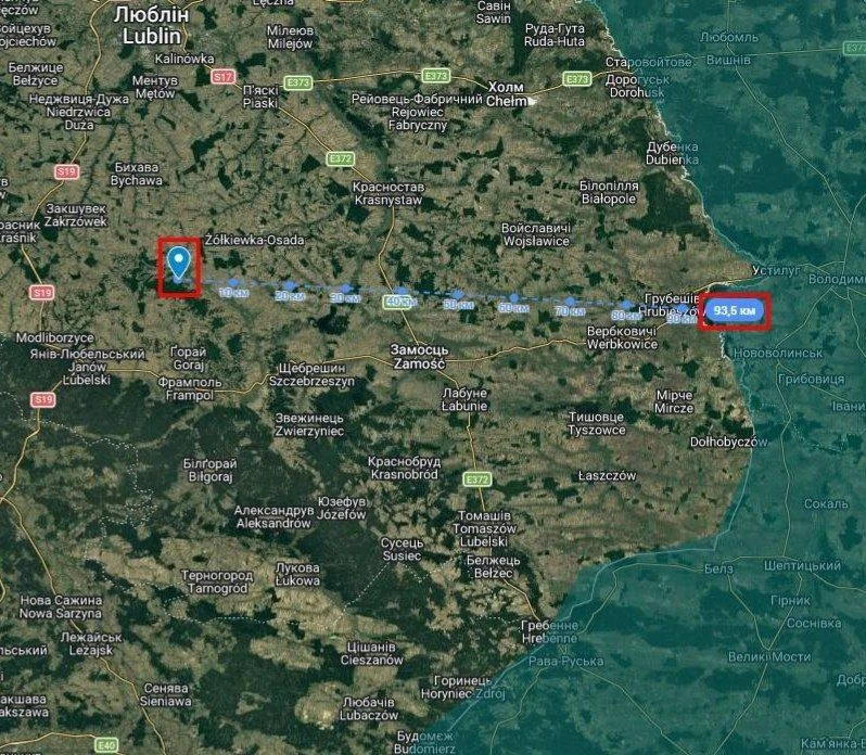 Вот еще 1 новость. Российская ракета Х-101 сегодня ночью упала на территории Польши, – сообщает Мини