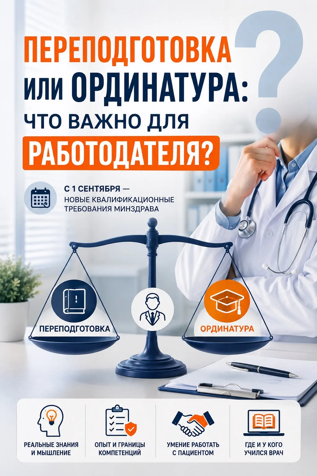 🩺 Получил специальность через переподготовку — возьмут ли на работу?