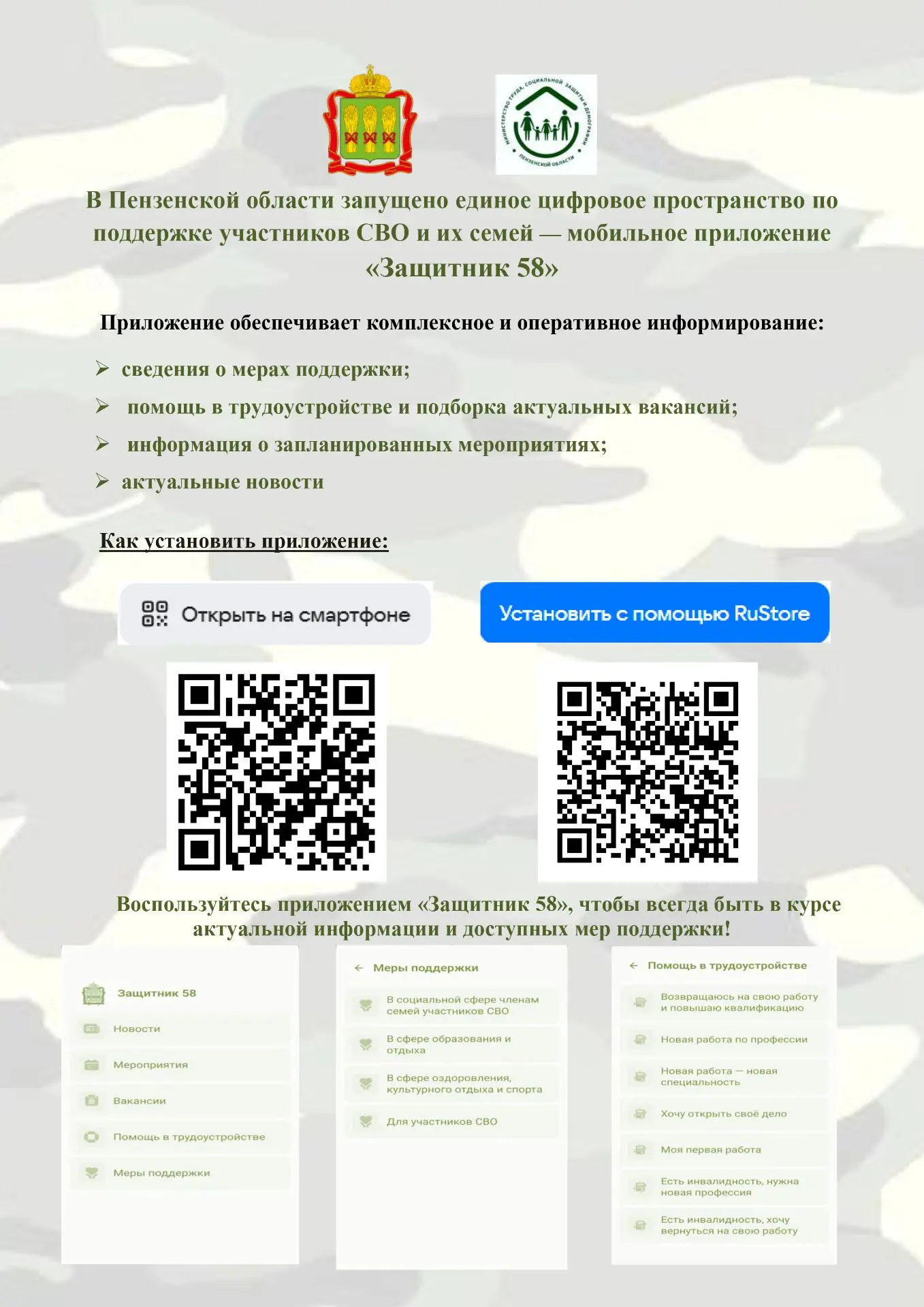 В Пензенской области запущено единое цифровое пространство по поддержке участников СВО ...
