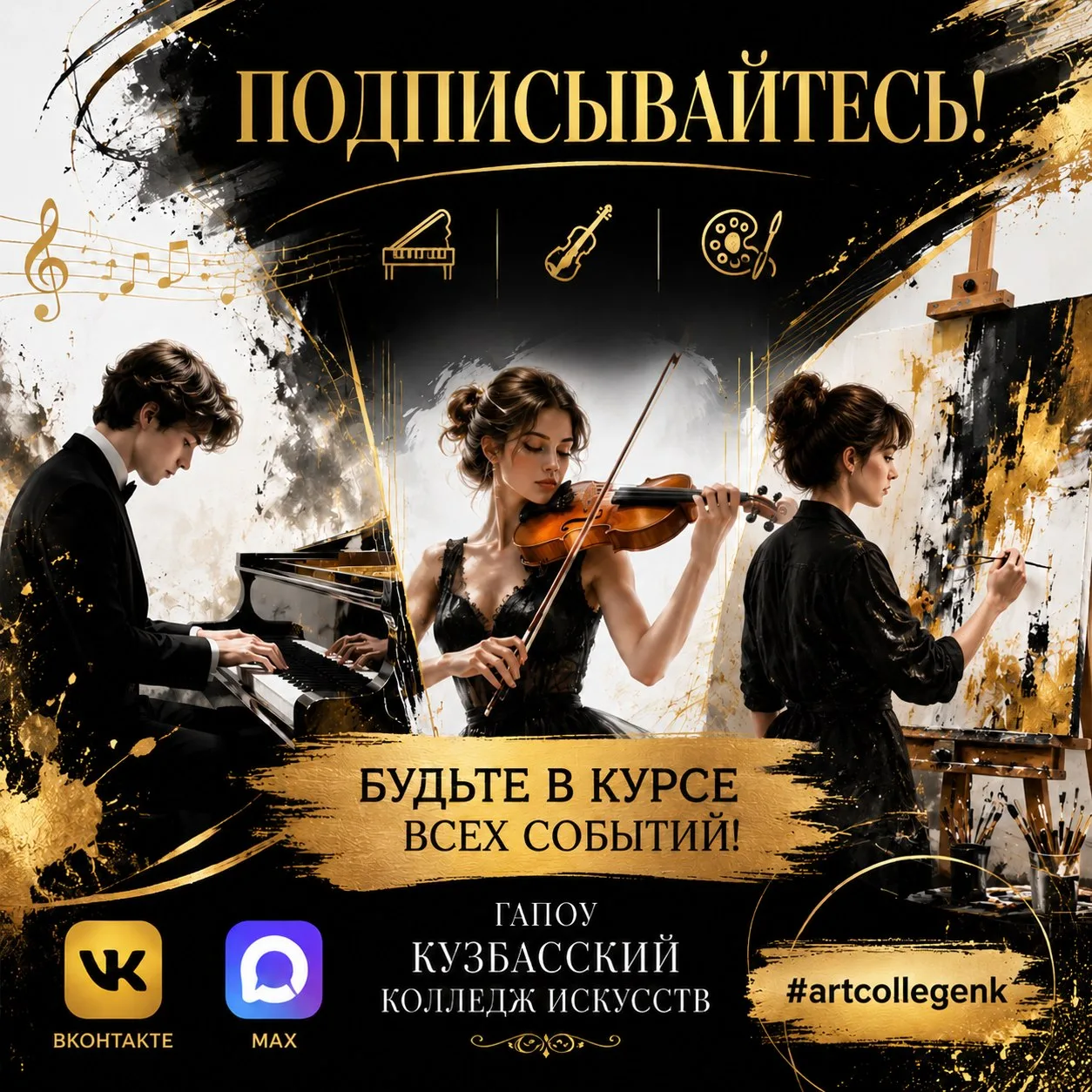 Дорогие друзья, преподаватели, абитуриенты и студенты!✨️

Приглашаем вас подписаться на официальные 