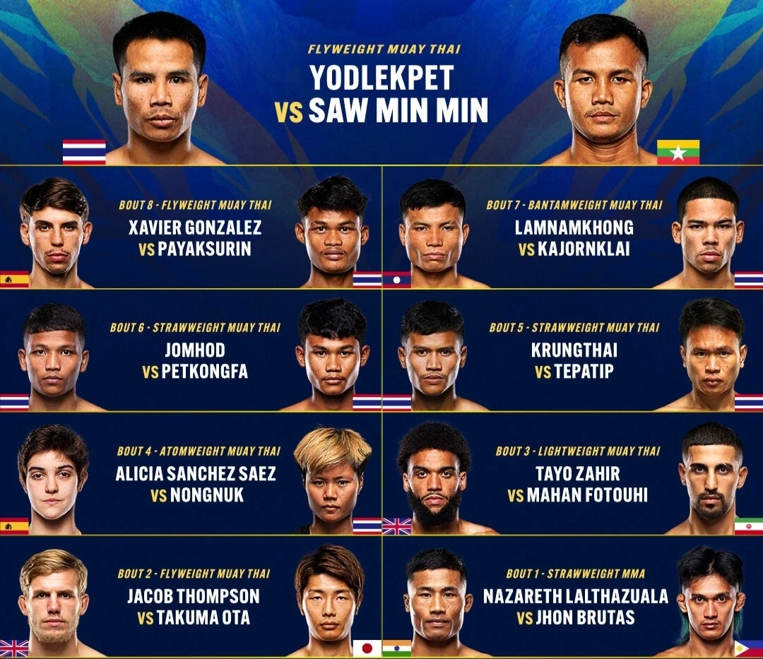 🖥️ Прямая трансляция турнира ONE Friday Fights 157

⏰ Сегодня в 16:30 МСК на Матч ТВ

👍 — Смотрим 