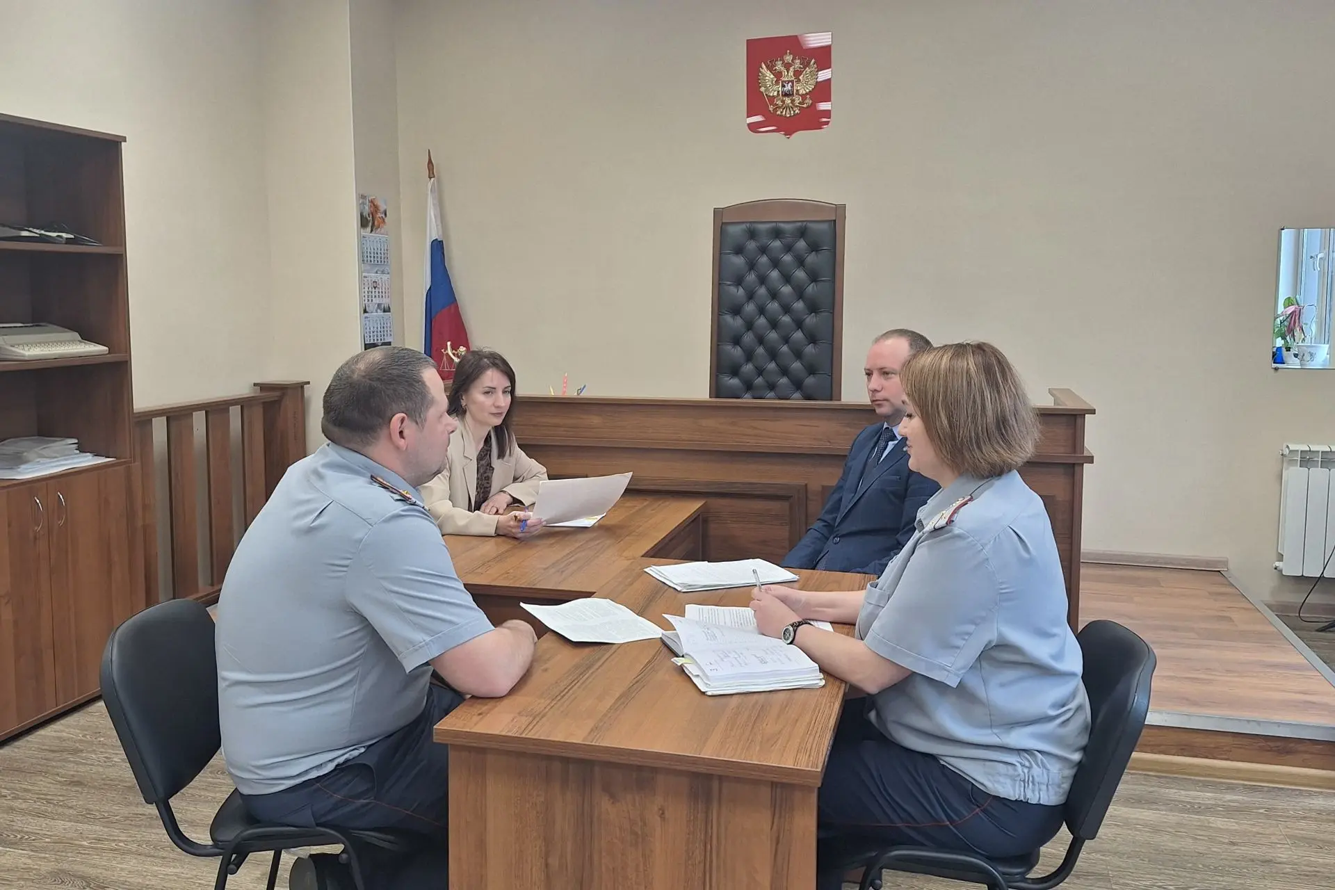 Руководство филиалов УИИ г.Череповца обсудило вопросы совместной работы с городским судом