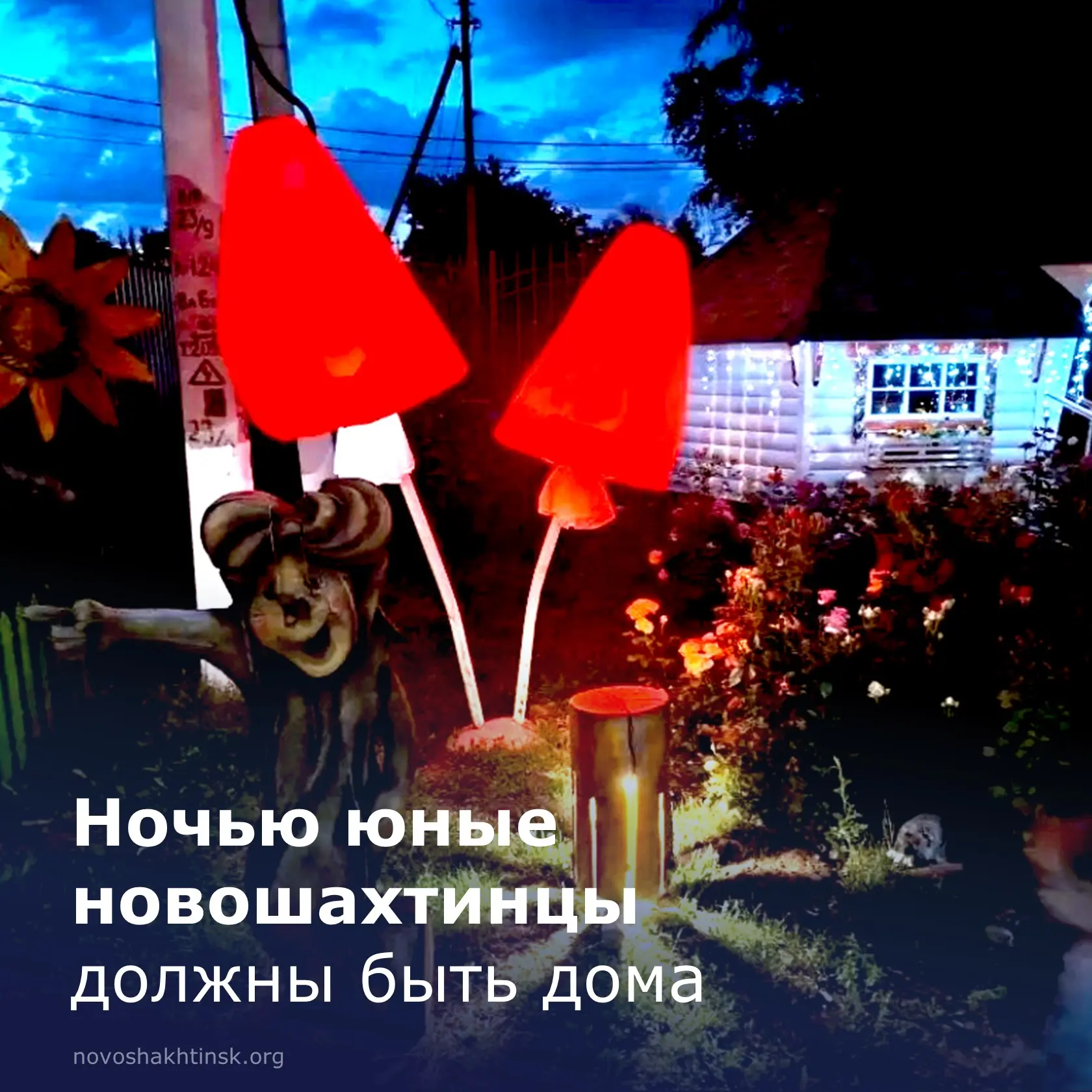 🌙 Ночь — не время для прогулок.