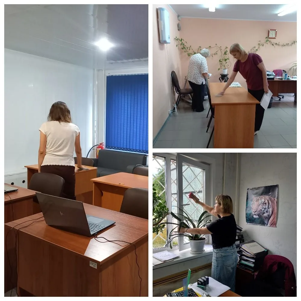 ✅В рамках санитарной пятницы в Учреждении проведена уборка кабинетов.
⁣
✨Проведение санитарных пятни