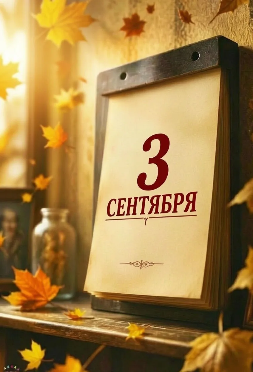 🎶 «Я календарь переверну — и снова третье сентября…» 🗓