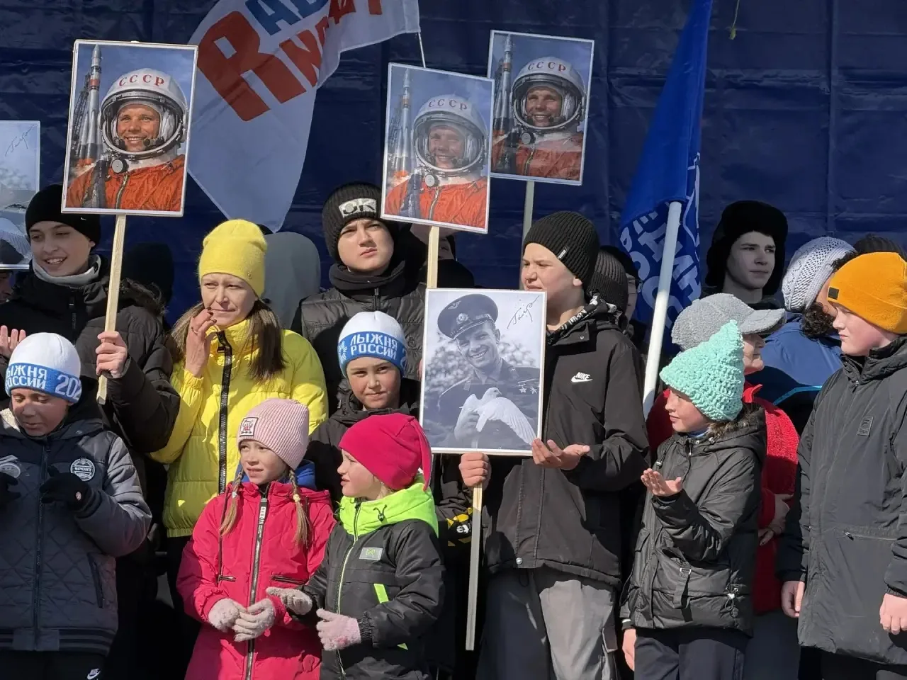 🏃‍♂️В Железногорске-Илимском прошёл массовый забег «Улыбка Гагарина»   🚀12 апреля, в День космонавти