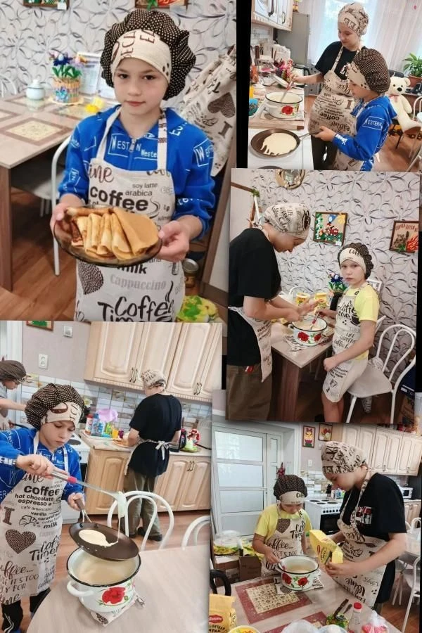 У нас любят готовить не только девочки, мальчикам тоже очень нравится! 
В этот раз наши юные повара 