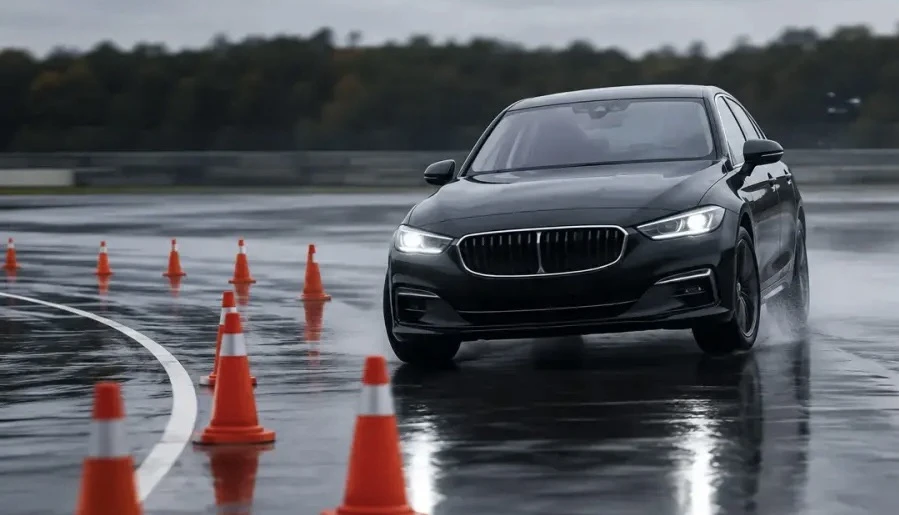 🚗 Оценка управляемости автомобиля в критической дорожной ситуации