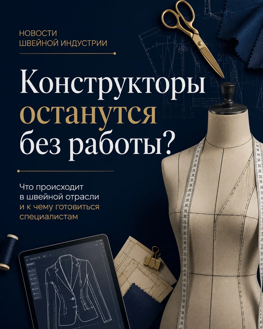 Конструкторы останутся без работы?


Недавно вышла статистика по текстильно-швейной отрасли Ивановск