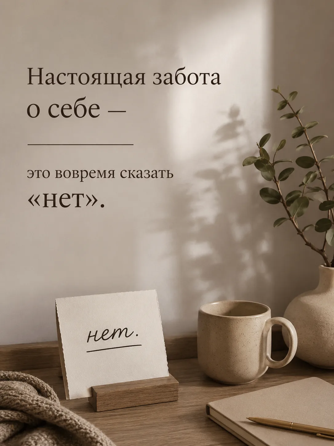 Настоящая забота
о себе —
это вовремя сказать
«нет».

❤ Психология отношений