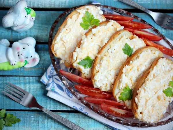 Бутерброды с сыром и яйцом😍