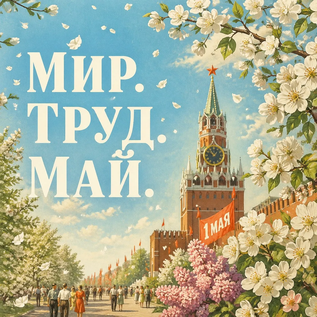 1 мая — праздник весны и труда🌸