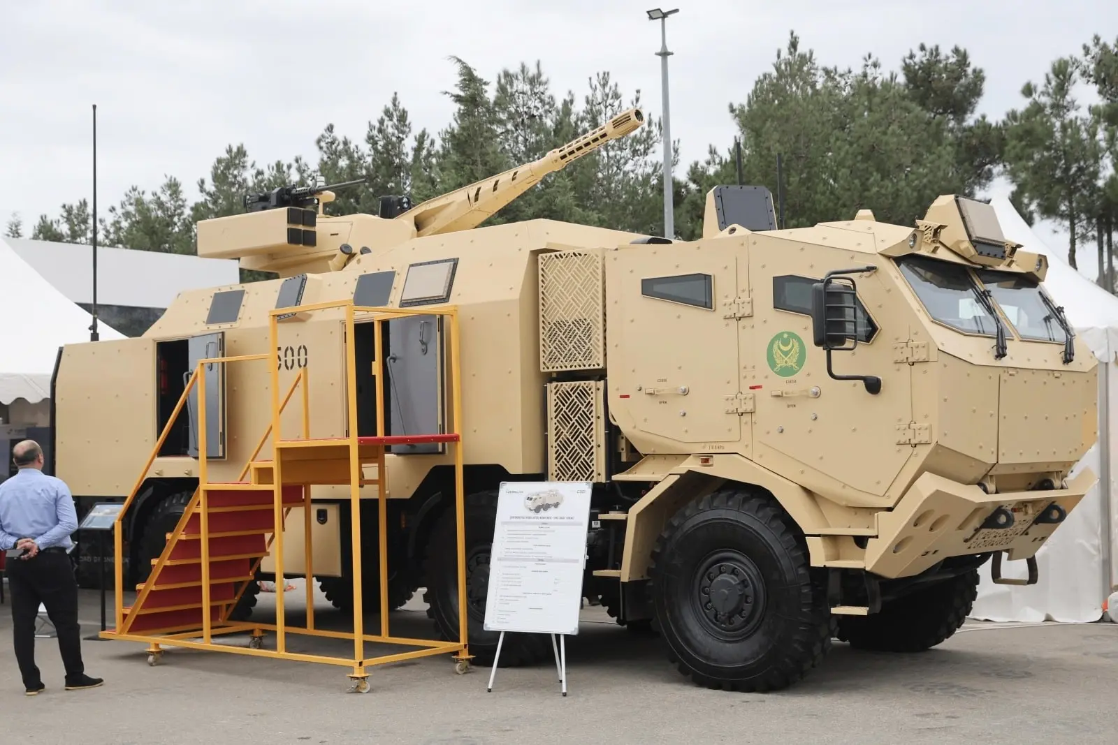 Азербайджанская компания Azersilah представила на выставке ADEX 2026 систему ПВО CWS-30...