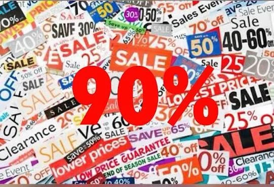 Распродажа со скидкой 90% — это признак кризиса?