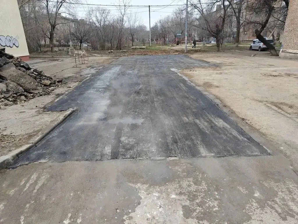 К новому году «Концессии» восстановили более 3000 «квадратов» асфальта в Волгограде  Пока волгоградц