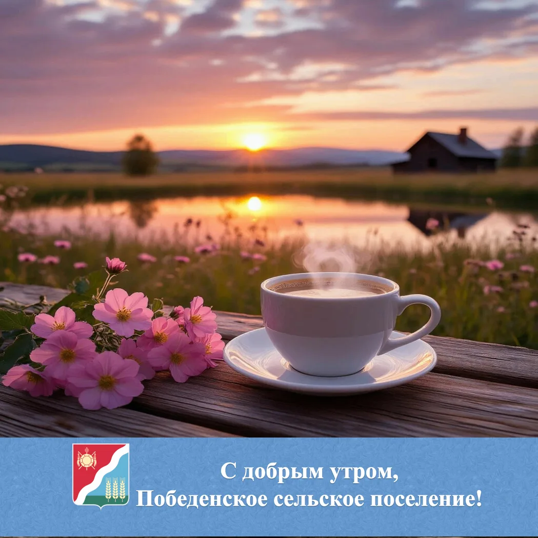 🌟 С добрым утром жители и гости Победенского сельского поселения!
 
🌹Пусть день принесет много хор