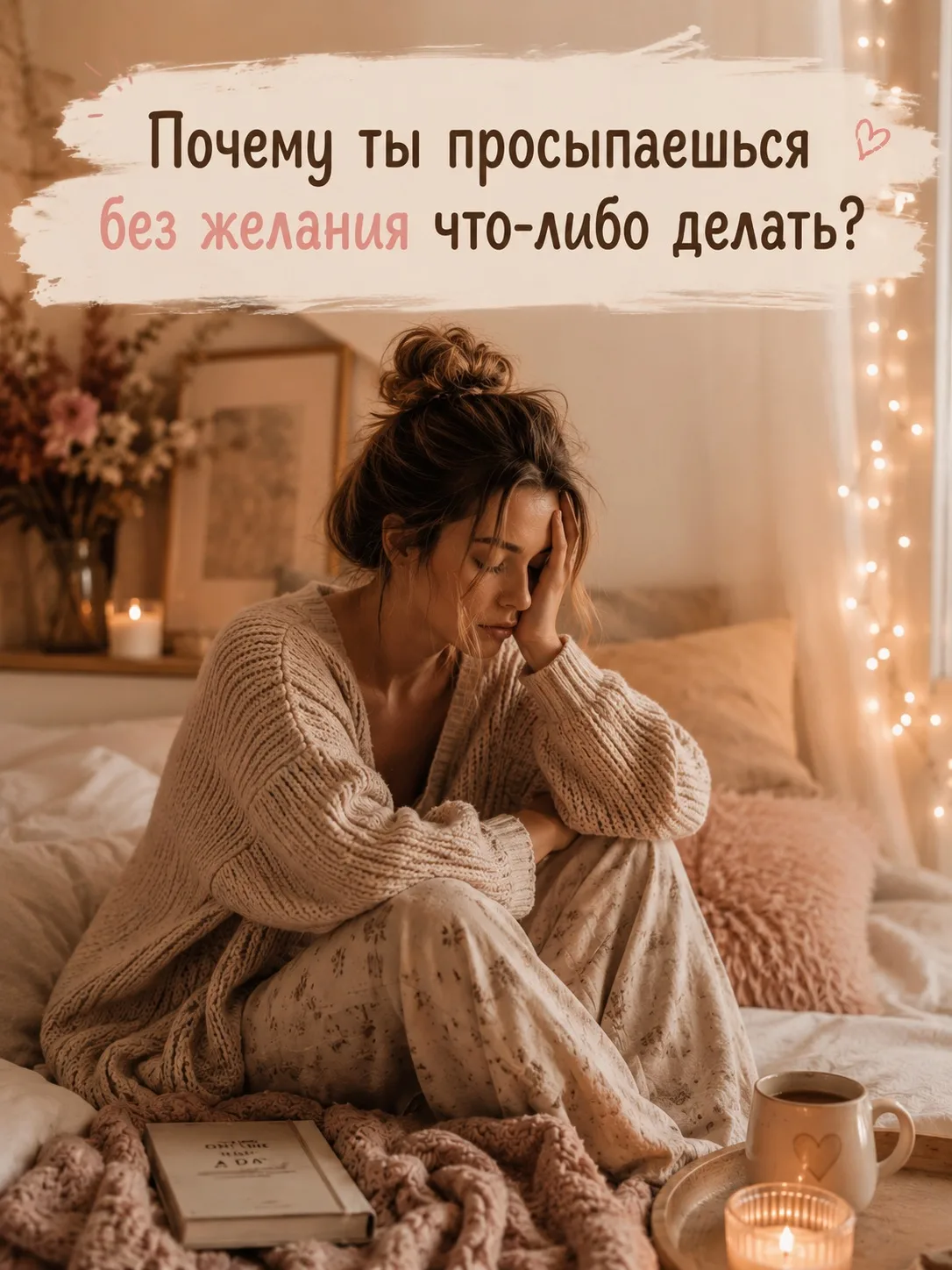 Почему ты просыпаешься без желания что-либо делать?😔