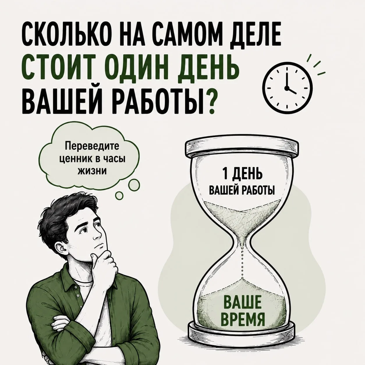 Сколько на самом деле стоит один день вашей работы? ⏱️