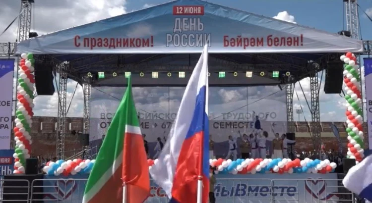 12 июня — в День России студенты КТЖТ присутствовали на торжественном открытии третьего трудового се