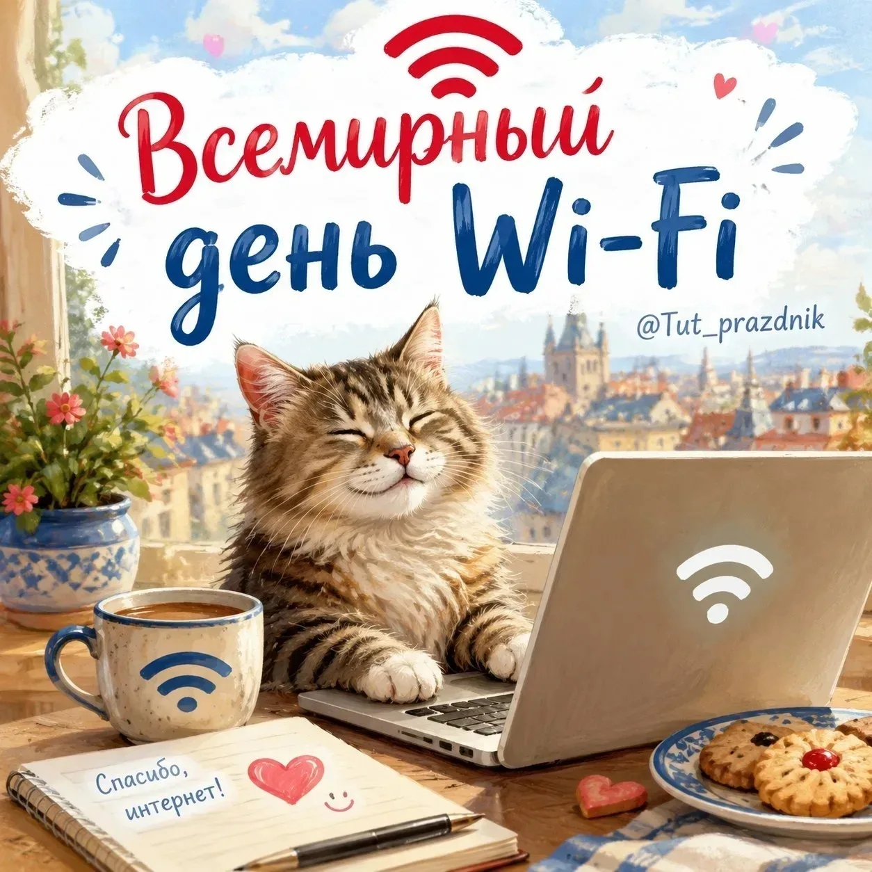 20 июня — День Wi-Fi 🌍📶

Сегодня отмечается День Wi-Fi — праздник технологии, без которой уже труд