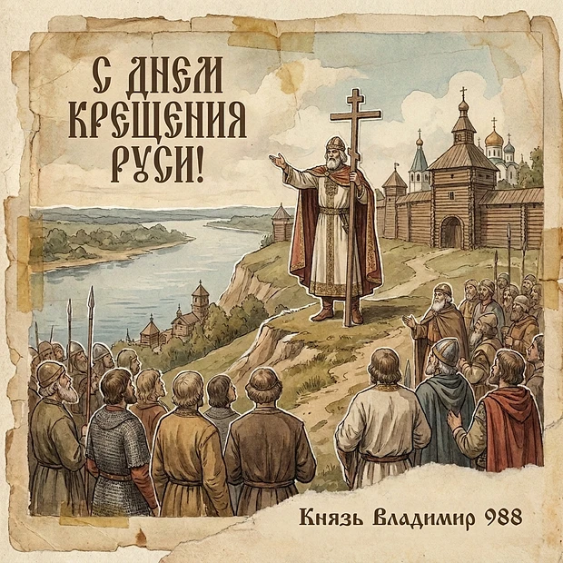 От подписчика❗️                                                  Гимн Крещению Руси

Я того, кого на
