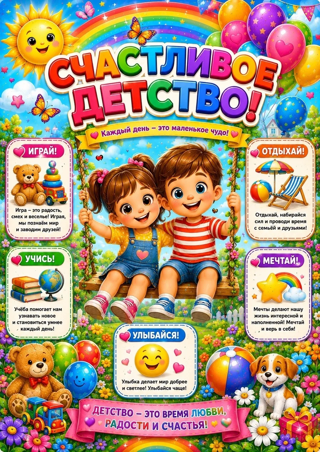 🎈Счастливое детство начинается с ярких моментов в детском саду!🧸

Детский сад — это не только забо