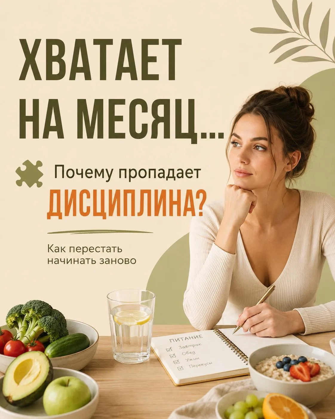 ✅Почему хватает мотивации только на месяц?