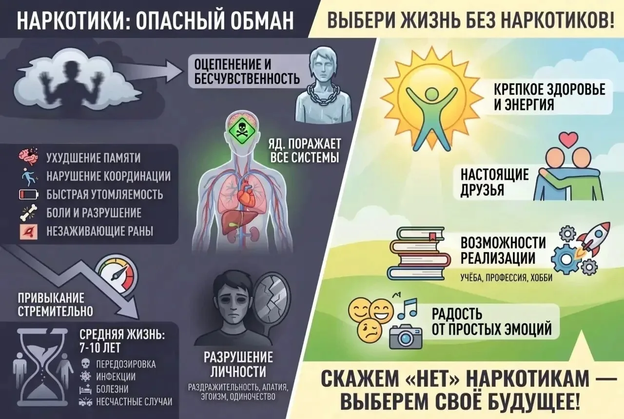 Мы выбираем жизнь без наркотиков! ☀