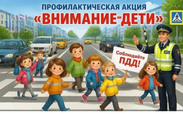 Безопасный маршрут к знаниям: в нашей школе стартует акция  «Внимание – дети!»