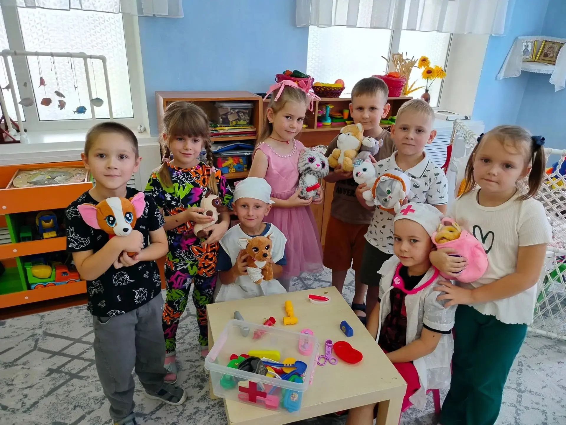 31 августа отмечается Всемирный день ветеринара. В подготовительной группе "Подсолнушки...