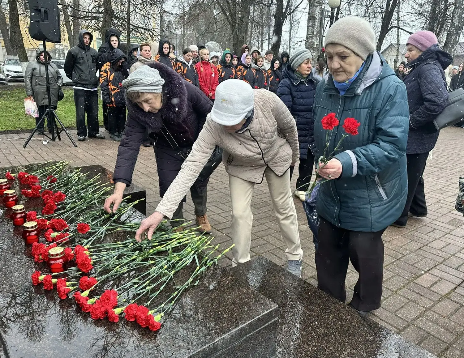 В Брянске почтили память узников фашистских концлагерей  В урочище «Лесные сараи» состоялся митинг "