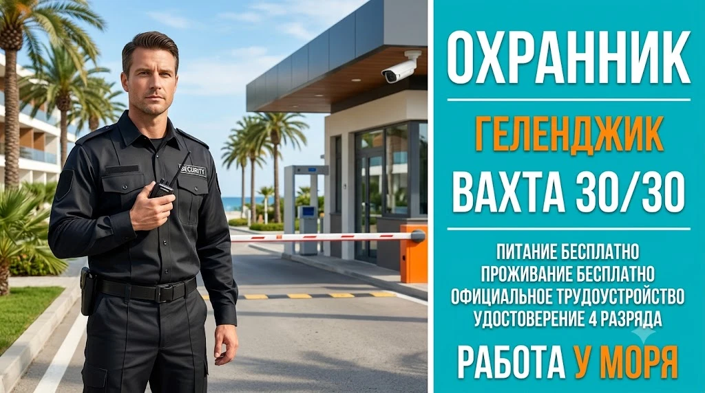 🛡 Охранник — Геленджик

Заработная плата: по договорённости
📍 Геленджик, ул. Солнечная, 2
График: 