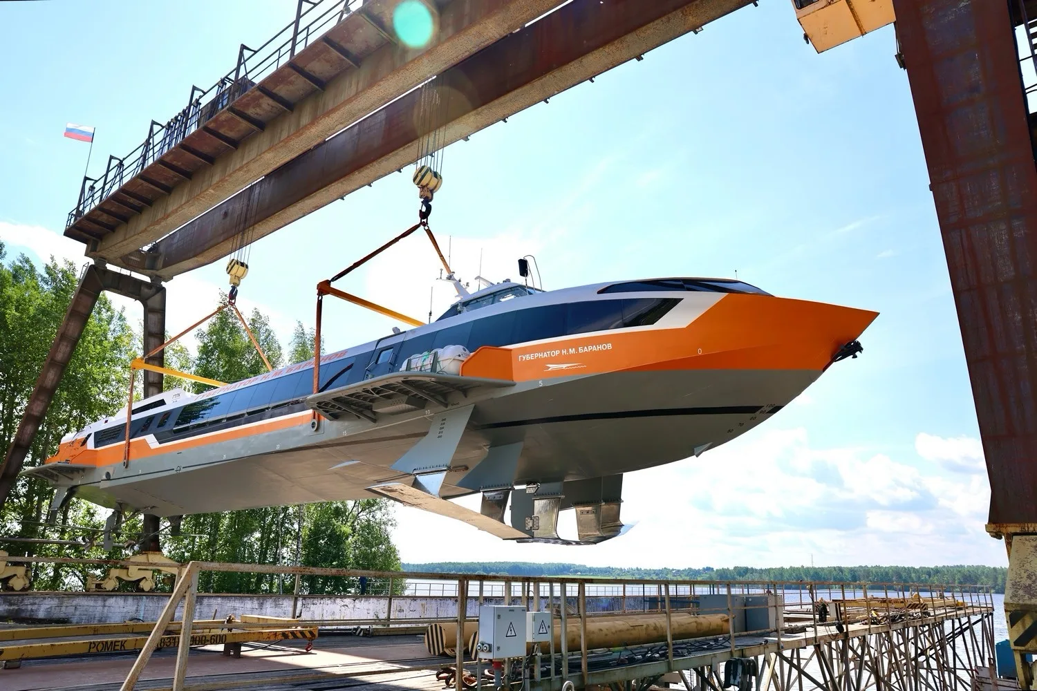 🛥️В Нижегородской области спустили на воду два новых «Метеора 120Р»