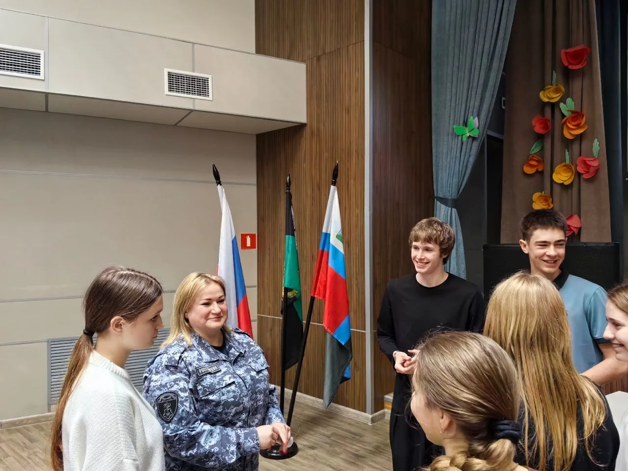 В преддверии Дня войск национальной гвардии Российской Федерации для обучающихся  МОУ «Разуменская С
