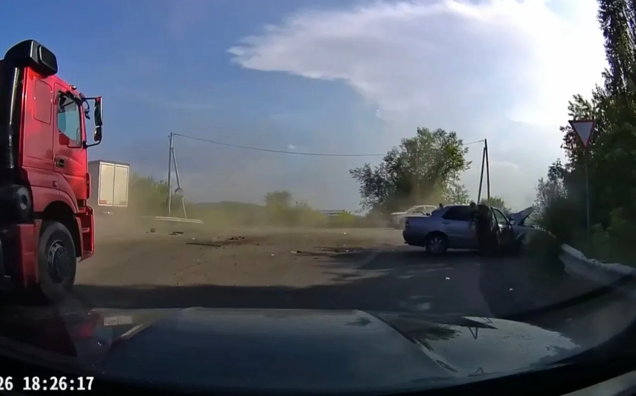 Жёсткое ДТП на Бызовском шоссе