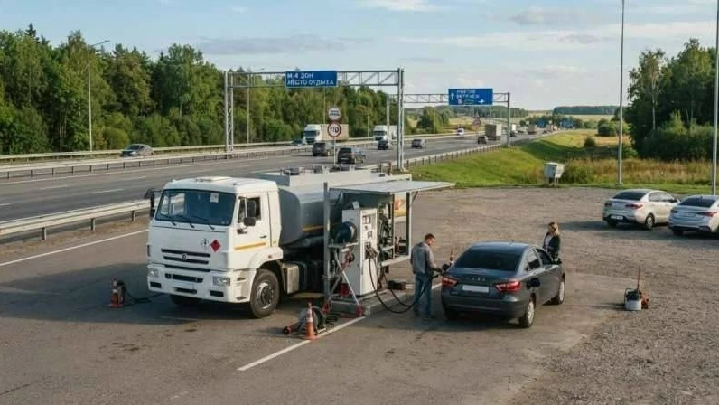 Мобильные АЗС разрешат ставить у российских дорог.