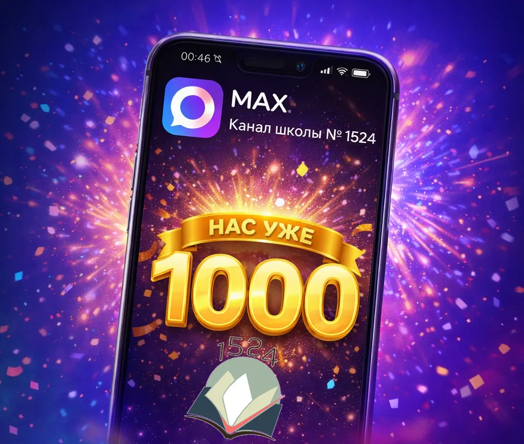 💥 В школьном канале в MAX нас уже 1000!  👏 Спасибо, что вы с нами! Мы ценим вашу поддержку и будем и