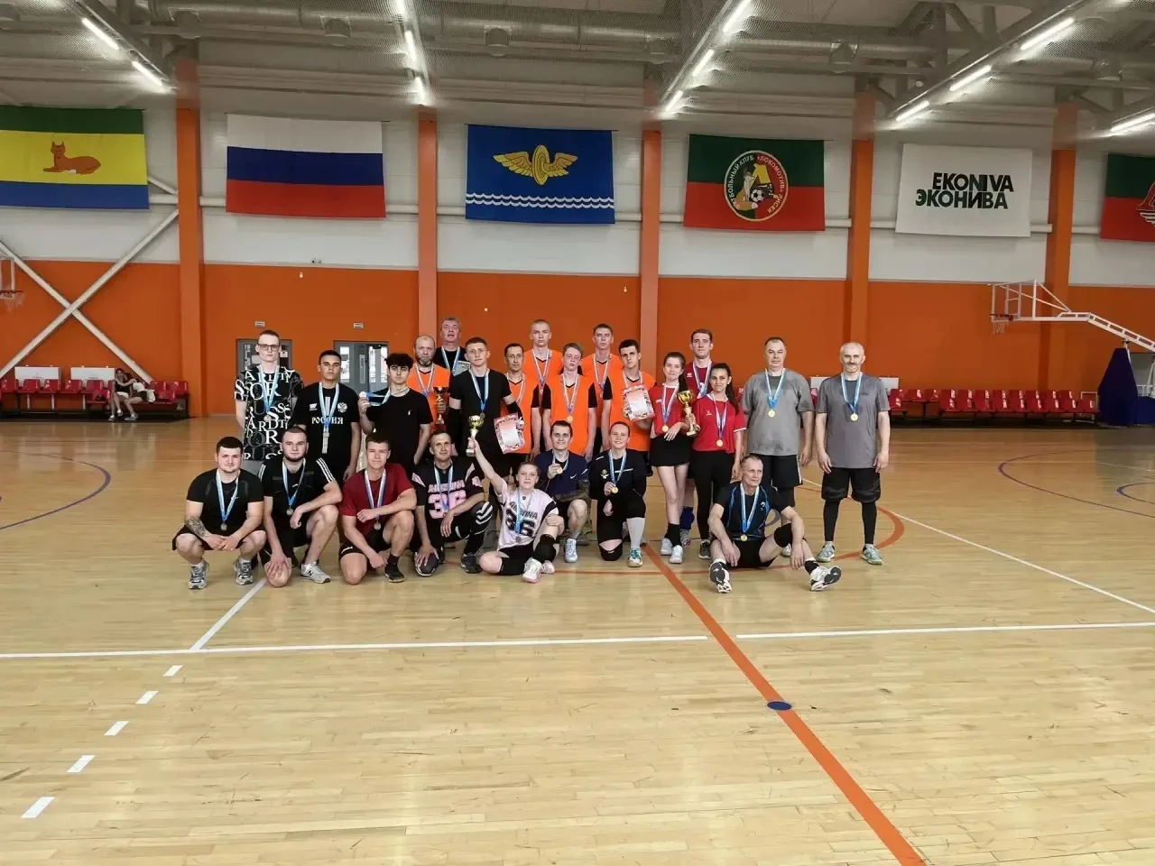 Команда Залуженского сельского поселения приняла участие в Первенстве Лискинского район...