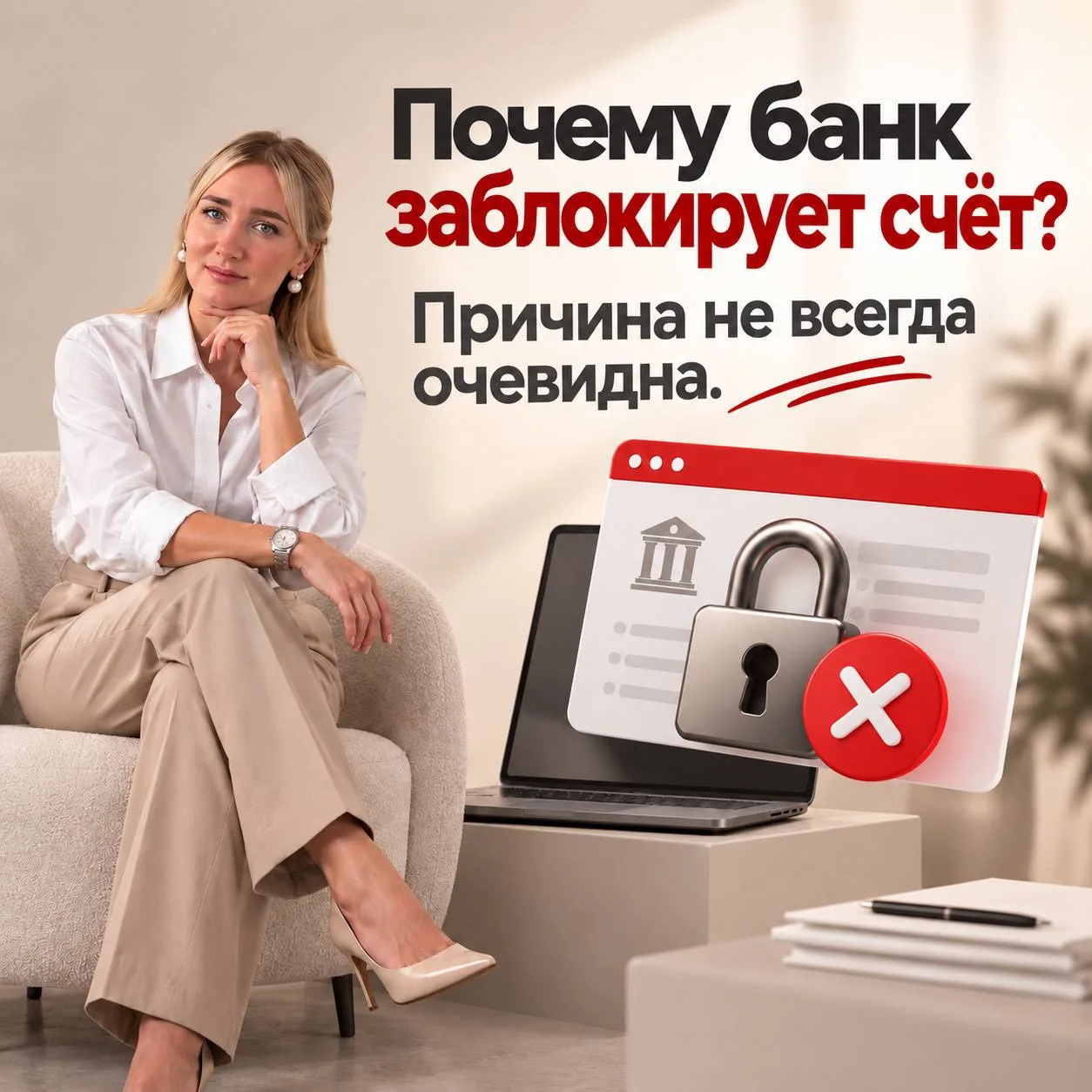 🚨 Почему банк заблокирует счет?