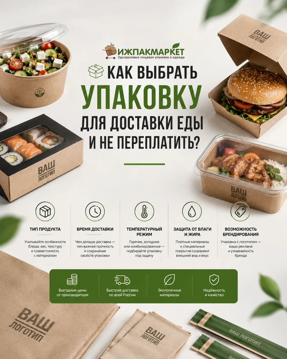 📦 Как выбрать упаковку для доставки еды и не переплатить?

Одна из самых распространённых ошибок — 