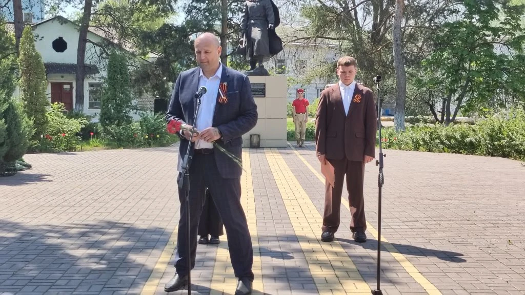 9 мая в МБОУ Калачеевская  гимназия № 1 им.Н.М.Дудецкого состоялся торжественный митинг, посвящённый