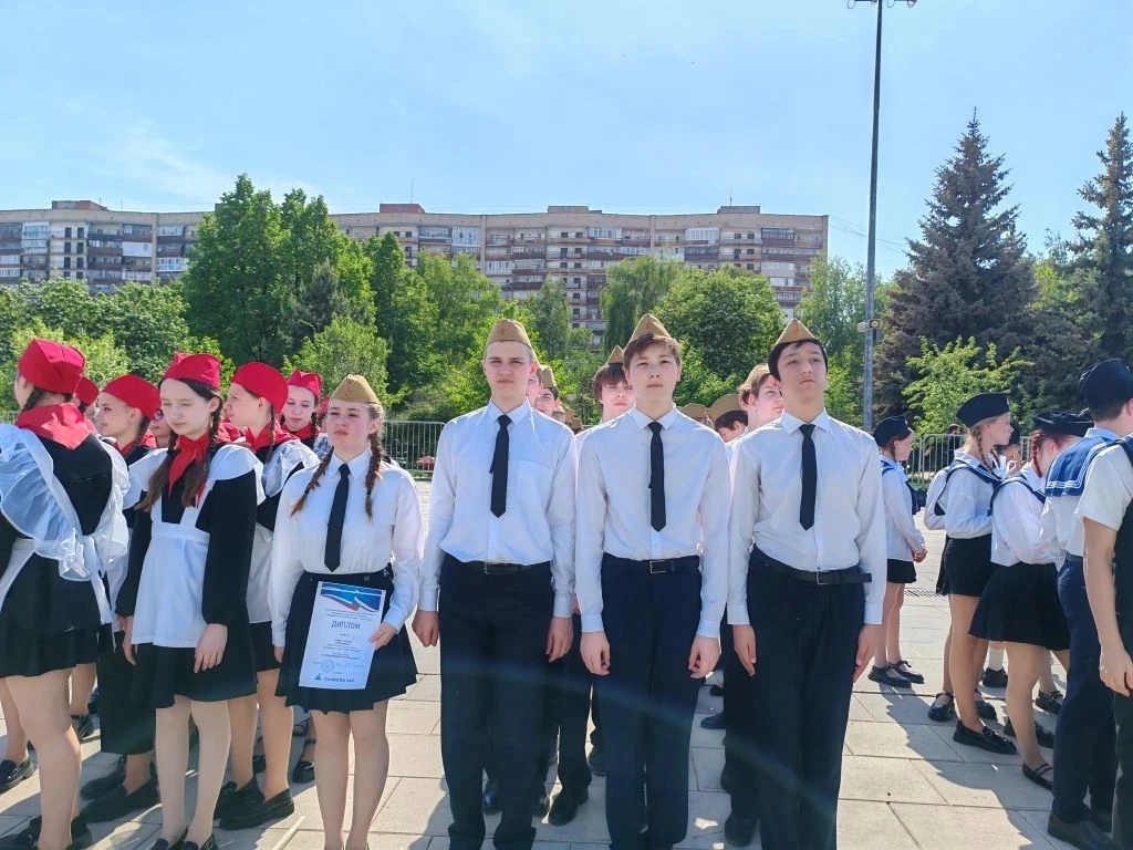 📍 Городской смотр строя и песни 🎶✨   ⠀   👉 Сегодня, 19 мая 2026 года, наши талантливые и дисциплинир