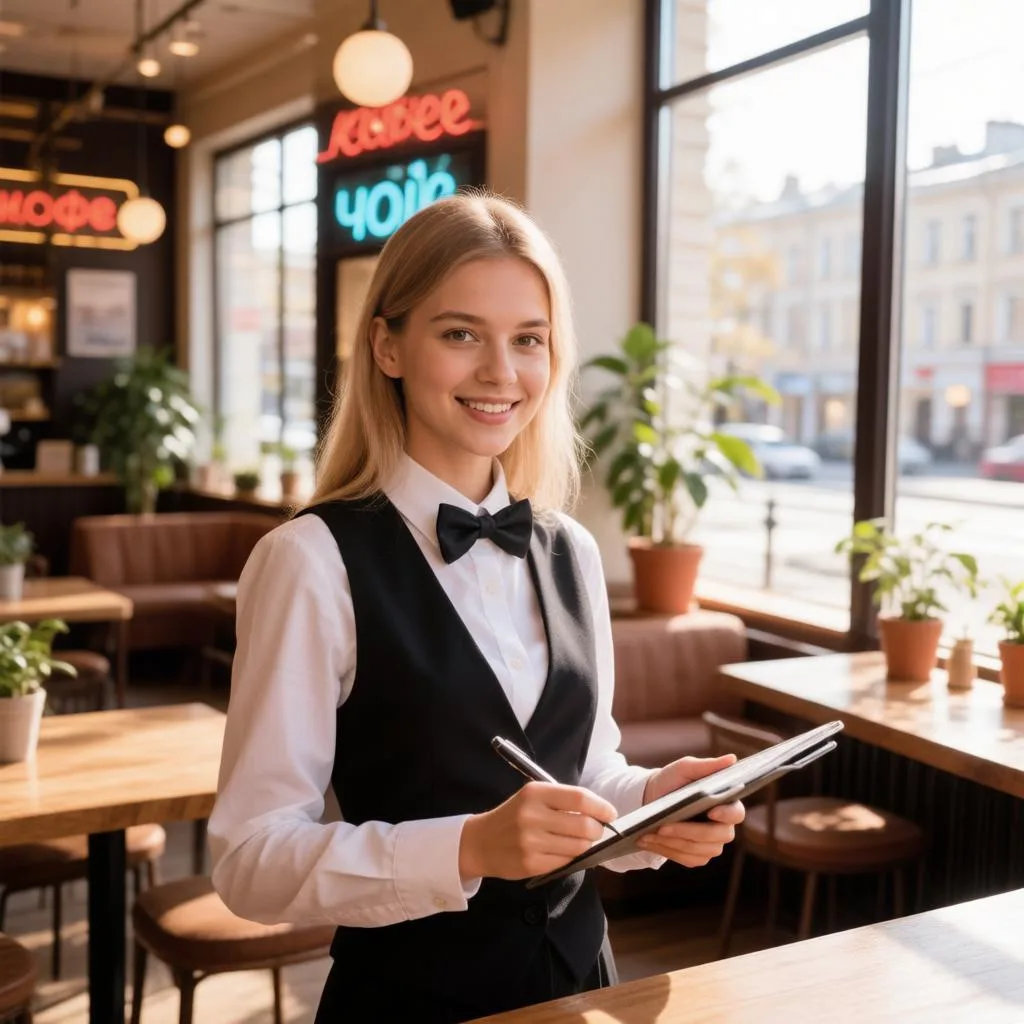 Администратор зала кафе Кинза