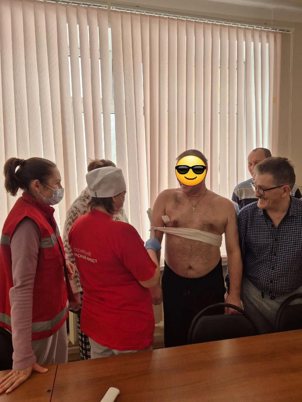 Обучение первой помощи организацией Красного Креста в г. Тольятти.