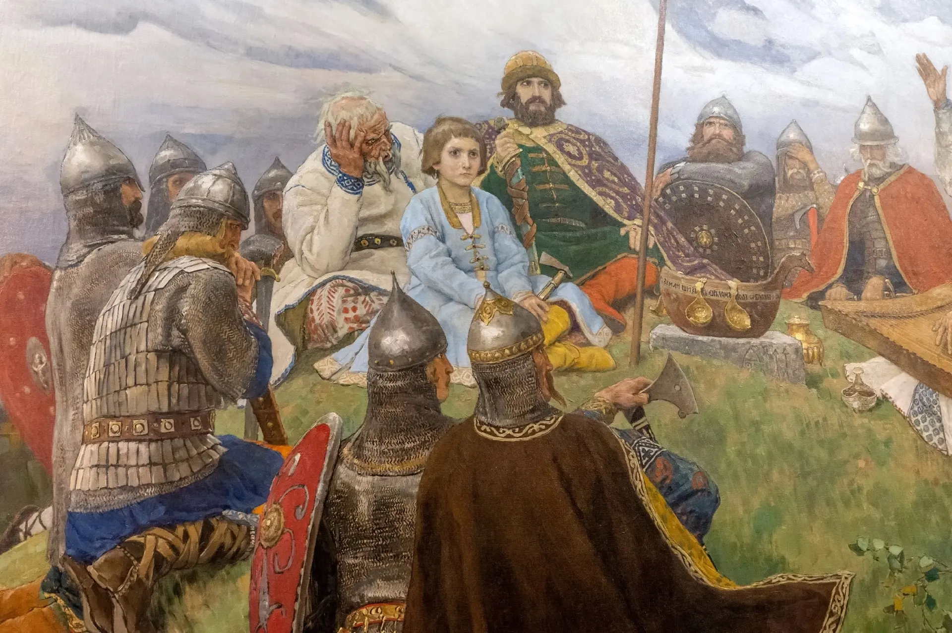 Не пропустите! Побывать на выставке картины Виктора Васнецова «Баян» можно ежедневно с 11 до 19 часо
